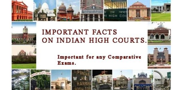 important facts on high court in india