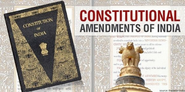 amendments in the Indian Constitution